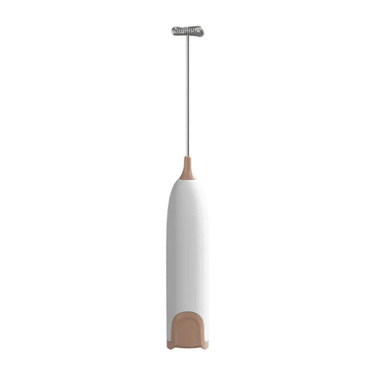 Premium Electric Milk Frother & Whisk Mixer for Coffee, Cappuccino, and Creamy Drinks - Perfect for Frothy Blends and Egg Beating