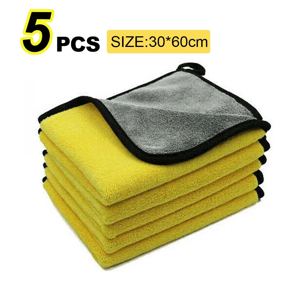 Premium Microfiber Car Wash Towel - 30x30cm Drying & Detailing Cloth for Ultimate Car Care