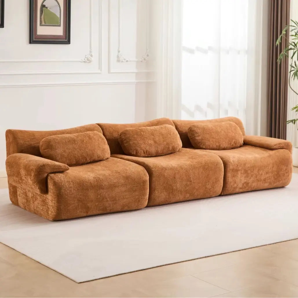 Oversized Modular Cloud Couch – Boneless Sectional Sofa with Multiple Seater Options, Deep Seat Comfort, No Assembly for Apartment Living Room Large Big Comfy