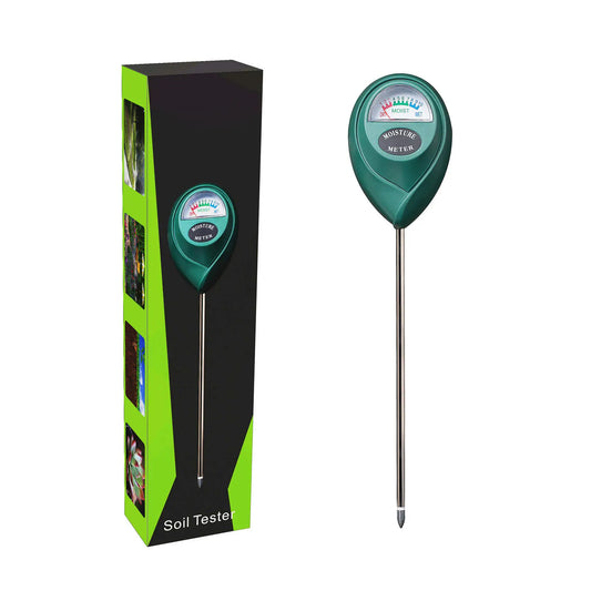 Soil Moisture Meter, Hygrometer Sensor for Plant Care, Indoor Outdoor Potted Plants, Gardening & Lawn, No Battery Required (Green)