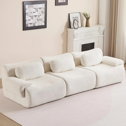 Oversized Modular Cloud Couch – Boneless Sectional Sofa with Multiple Seater Options, Deep Seat Comfort, No Assembly for Apartment Living Room Large Big Comfy