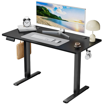Electric Standing Desk with Memory Preset, Ergonomic Height Adjustable Table with T-Shaped Metal Bracket Modern Workstations