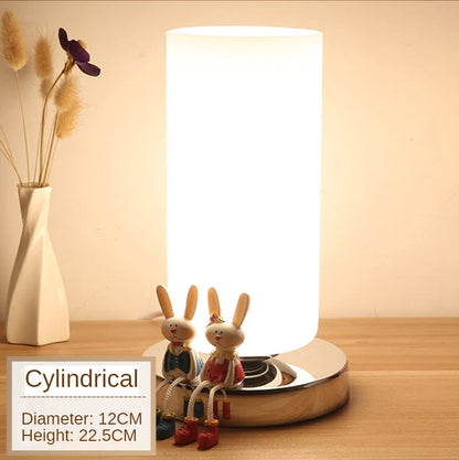 Modern Glass LED Table Lamps for Bedroom & Living Room - Stylish Indoor Lighting Decoration