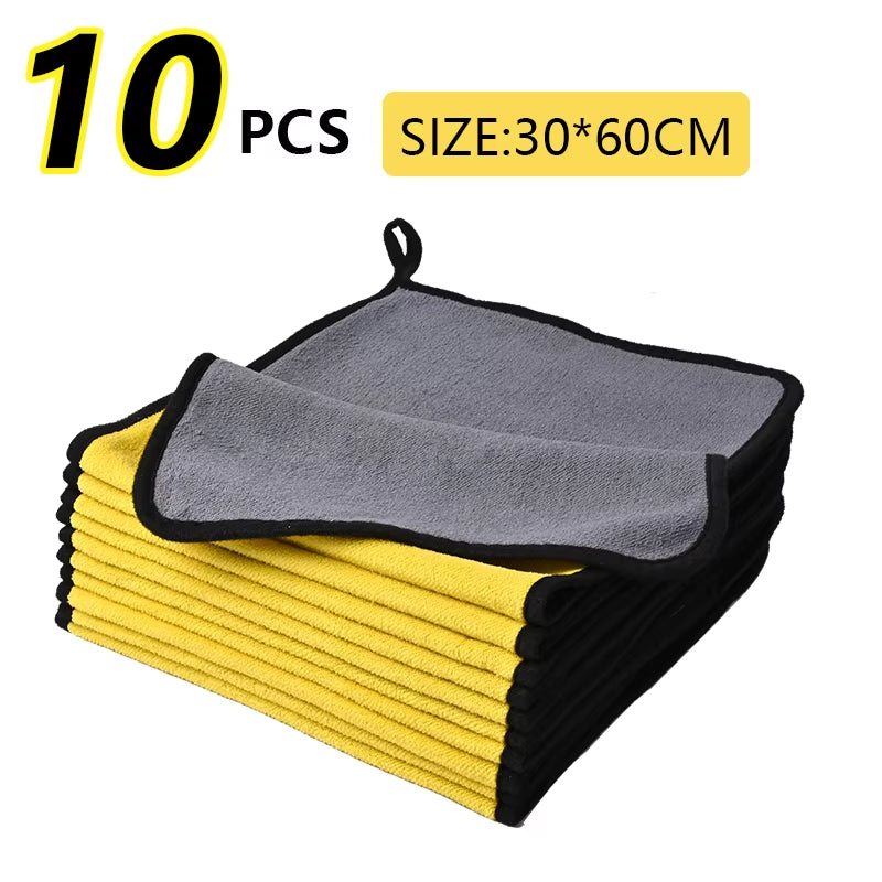 Premium Microfiber Car Wash & Drying Towel - Ultimate Auto Detailing Cloth for a Spotless Shine