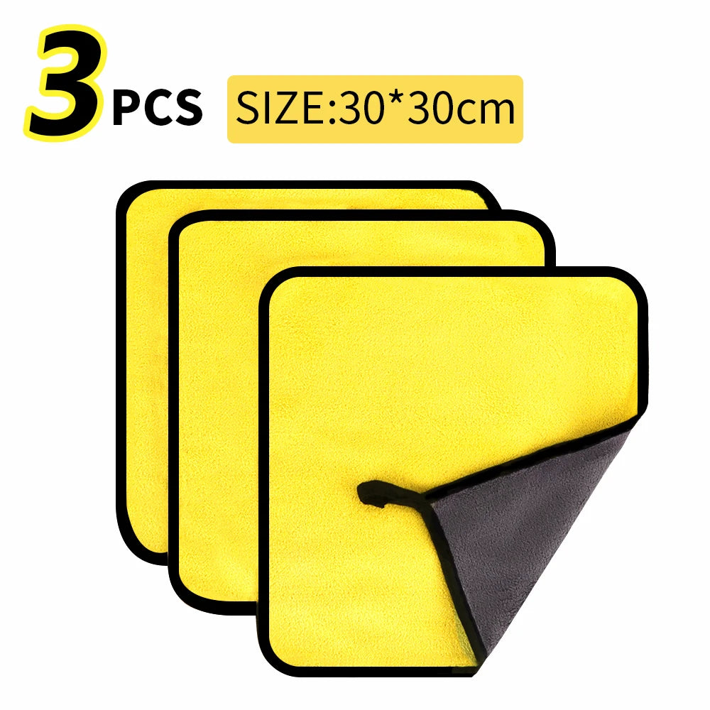 Premium Microfiber Car Wash & Drying Towel - Ultimate Auto Detailing Cloth for a Spotless Shine