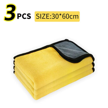 Premium Microfiber Car Wash & Drying Towel - Ultimate Auto Detailing Cloth for a Spotless Shine