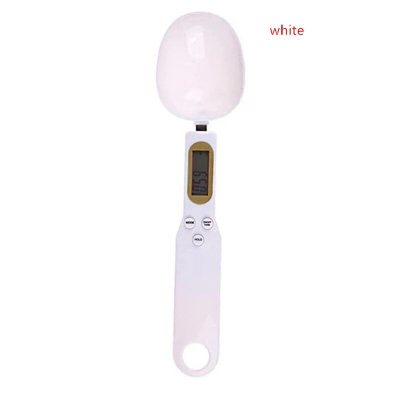 Precision Digital Kitchen Scale - 500G Capacity, 0.1G Accuracy, Perfect for Measuring Food, Flour, Milk, and Coffee - Compact LCD Spoon Scale for Every Kitchen