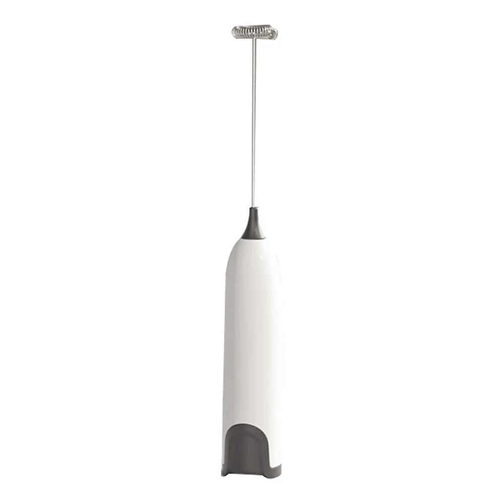 Premium Electric Milk Frother & Whisk Mixer for Coffee, Cappuccino, and Creamy Drinks - Perfect for Frothy Blends and Egg Beating