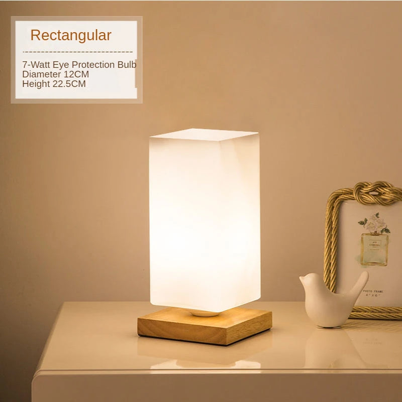 Modern Glass LED Table Lamps for Bedroom & Living Room - Stylish Indoor Lighting Decoration