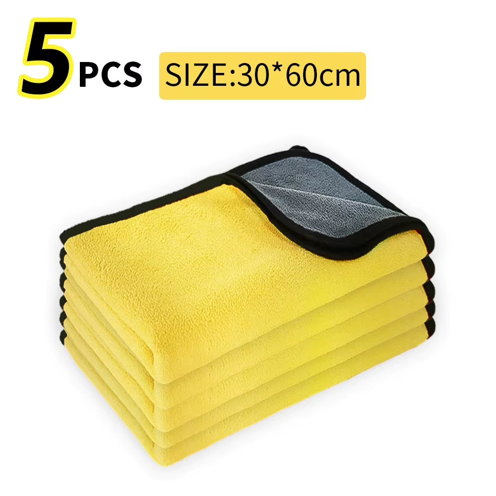Premium Microfiber Car Wash & Drying Towel - Ultimate Auto Detailing Cloth for a Spotless Shine