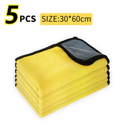 Premium Microfiber Car Wash & Drying Towel - Ultimate Auto Detailing Cloth for a Spotless Shine