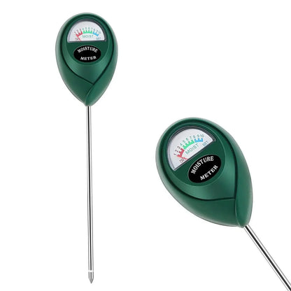 Soil Moisture Meter, Hygrometer Sensor for Plant Care, Indoor Outdoor Potted Plants, Gardening & Lawn, No Battery Required (Green)