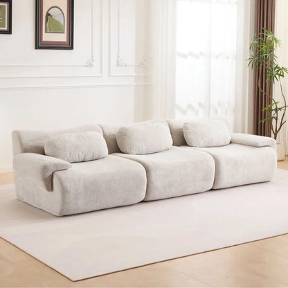 Oversized Modular Cloud Couch – Boneless Sectional Sofa with Multiple Seater Options, Deep Seat Comfort, No Assembly for Apartment Living Room Large Big Comfy