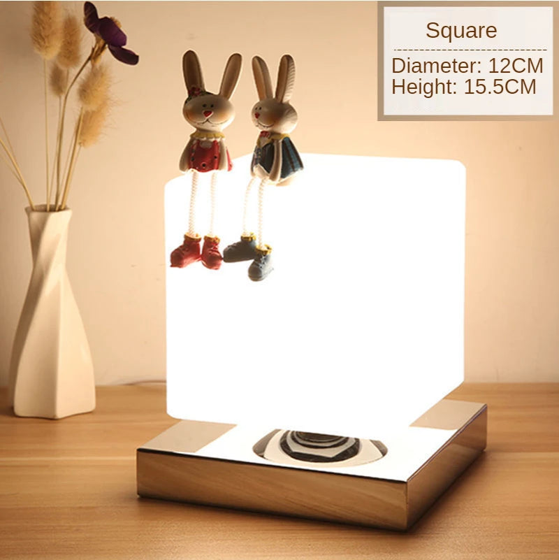 Modern Glass LED Table Lamps for Bedroom & Living Room - Stylish Indoor Lighting Decoration