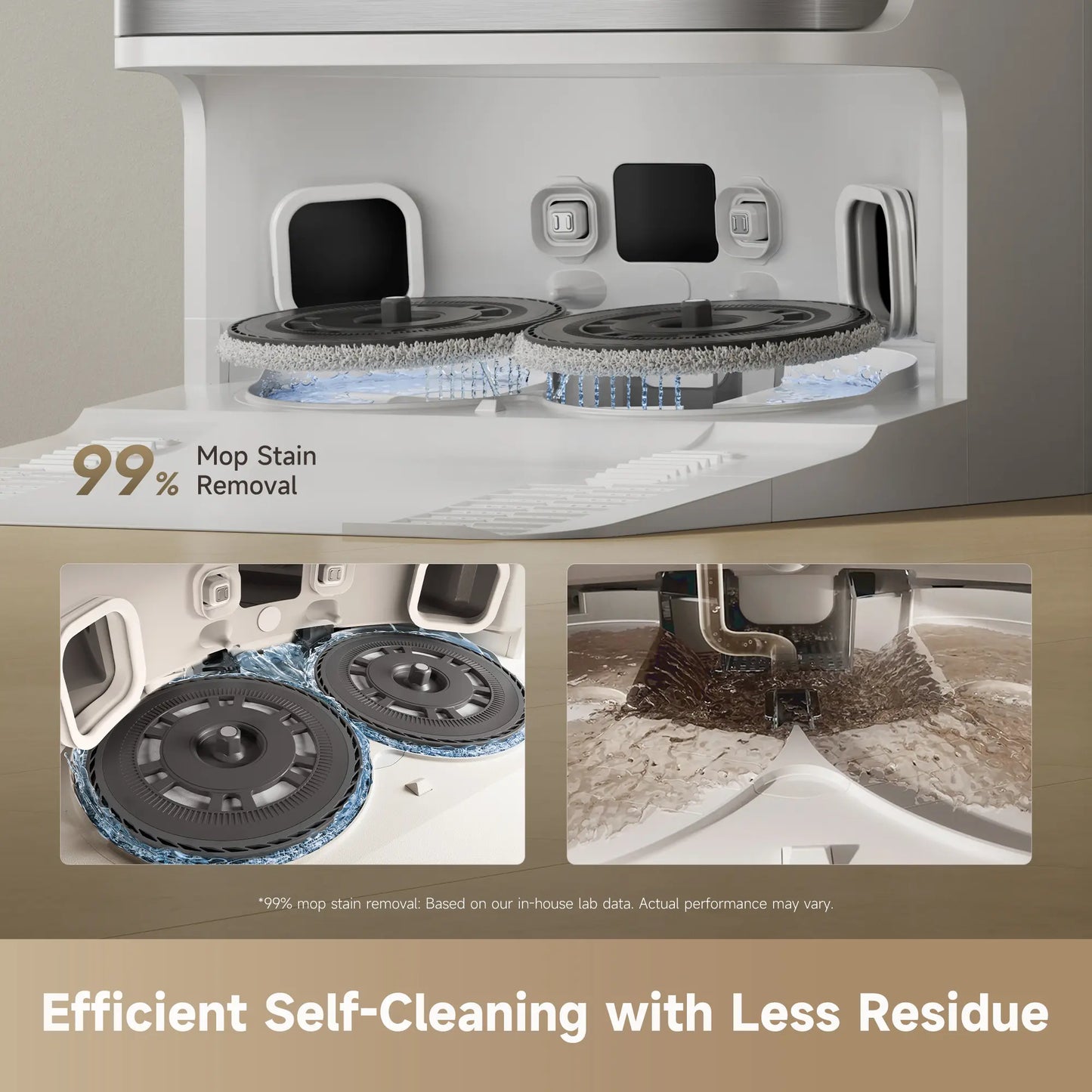 DREAME D30 Ultra Robot Vacuum and Mop, 25,000Pa Powerful Suction, All-In-One Base Station with 100 Days Auto-Empty, Mopextend Tech for Edge Cleaning, Smart Obstacle Avoidance, White
